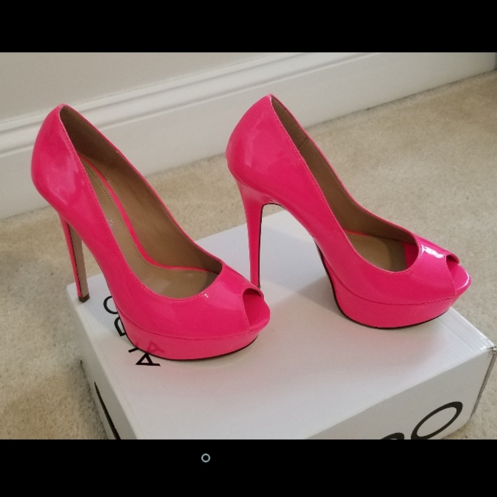 Aldo - Bismarka Platform Peep Toe Pumps